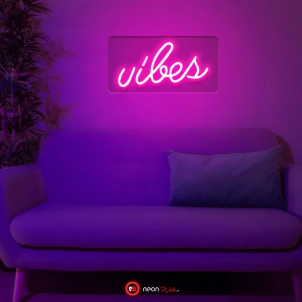 Vibes Neon Sign - Neon Light 3 - Image 2